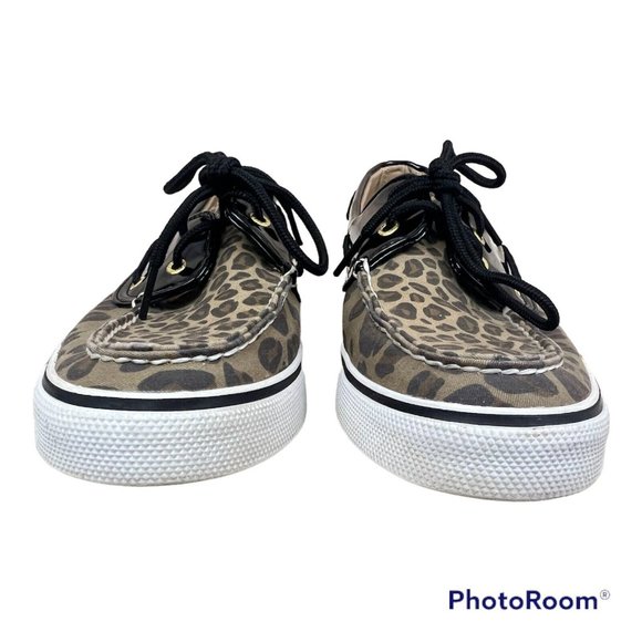 Sperry Top-Sider Women Shoes Sz 10‎ Cheetah Leopard Print Boat Loafer 2-eye - Picture 6 of 10